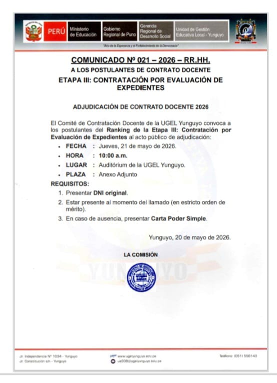 Imagen Comunicado